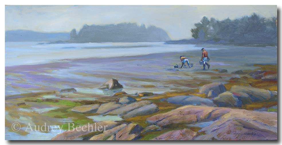 Clamers   , Acrylic, Audrey Bechler Eugene, ME