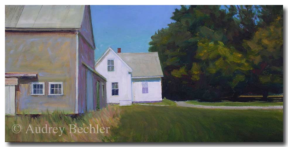 Farm House   , Acrylic, Audrey Bechler Eugene, ME