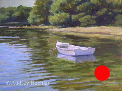 #577 'Red Row Boat' by Audrey Bechler Eugene, OR