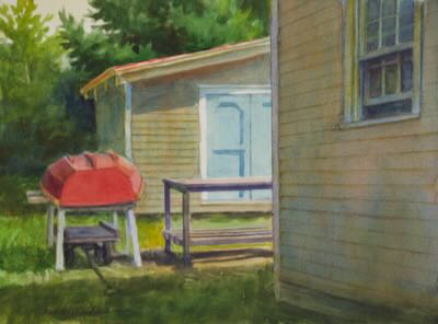 #634 'Out by the Shed' by Audrey Bechler Eugene, OR