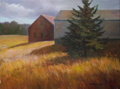 #432 'Farm Fields' by Audrey Bechler Eugene, OR