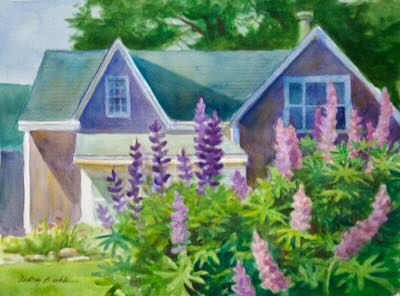 #626 'Lupine Garden' by Audrey Bechler Eugene, OR