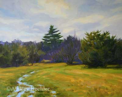 #290 'Spring Landscape' by Audrey Bechler Eugene, OR