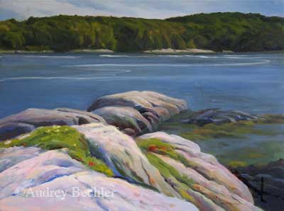 #283 'Island Rocks' by Audrey Bechler Eugene, OR