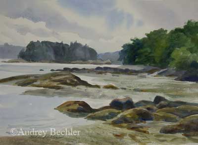 #642 'Rocks on the Flats' by Audrey Bechler Eugene, OR