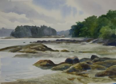 #642 'Rocks on the Flats' by Audrey Bechler Eugene, OR