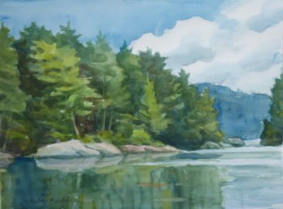 #658 'Cove Reflections' by Audrey Bechler Eugene, OR