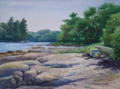 #669 'Back Cove Shore' by Audrey Bechler Eugene, OR