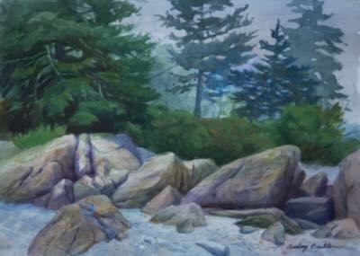 #672 'Beach Rocks' by Audrey Bechler Eugene, OR