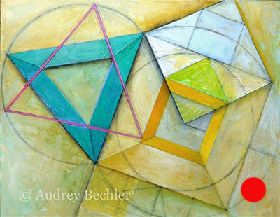 #653 'Nine, Square, and Triangle' by Audrey Bechler Eugene, OR