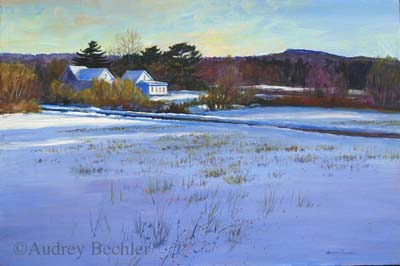 #416 'Winter Shadows' by Audrey Bechler Eugene, OR