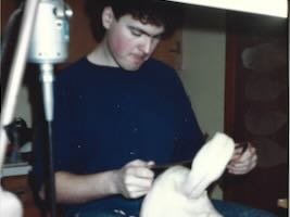 Doug Bechler Carving 1985 in Danville, NH