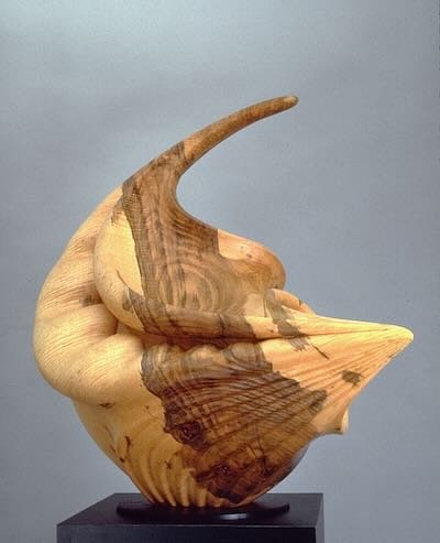 Carved batter Bowl by Douglas Bechler